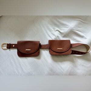 Vince Camuto Medieval Cosplay Costume Crossbody Leather Fanny Pack Belt Bag